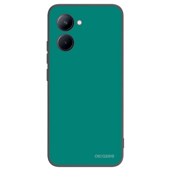 Picasee crna silikonska maskica za Realme C33 (2023) - Emerald Mist