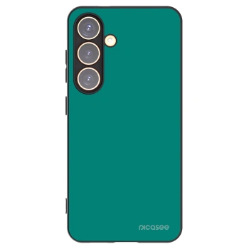 Picasee crna silikonska maskica za Samsung Galaxy S24 S921B 5G - Emerald Mist