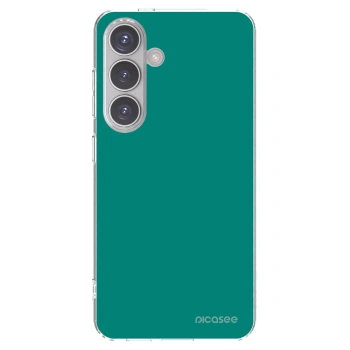 Picasee silikonska prozirna maskica za Samsung Galaxy S24 S921B 5G - Emerald Mist