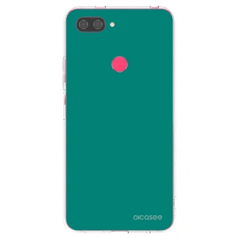 Picasee silikonska prozirna maskica za Xiaomi Mi 8 Lite - Emerald Mist