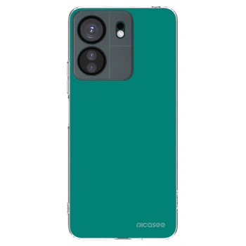 Picasee silikonska prozirna maskica za Xiaomi Redmi 13C 4G - Emerald Mist