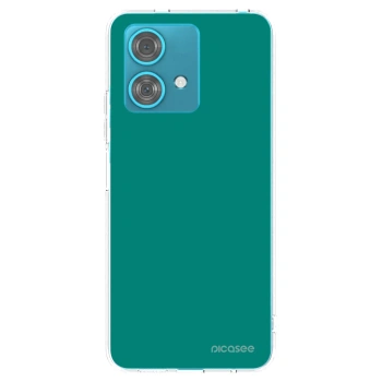 Picasee silikonska prozirna maskica za Motorola Edge 40 Neo - Emerald Mist