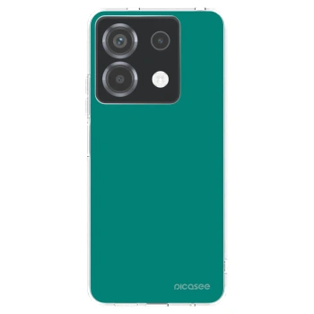 Picasee silikonska prozirna maskica za Xiaomi Poco X6 - Emerald Mist