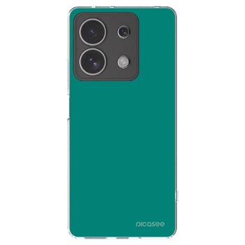 Picasee silikonska prozirna maskica za Xiaomi Redmi Note 13 4G - Emerald Mist