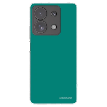 Picasee silikonska prozirna maskica za Xiaomi Redmi Note 13 Pro 4G - Emerald Mist