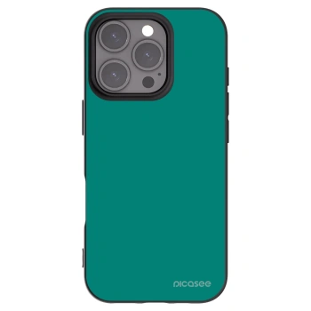 Picasee crna silikonska maskica za Apple iPhone 16 Pro - Emerald Mist