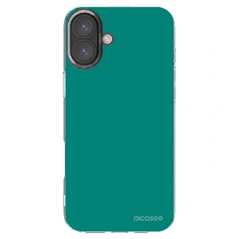 Picasee silikonska prozirna maskica za Apple iPhone 16 Plus - Emerald Mist
