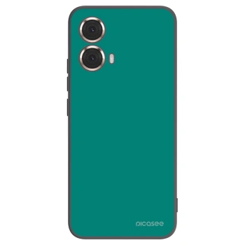 Picasee crna silikonska maskica za Motorola Moto G85 - Emerald Mist