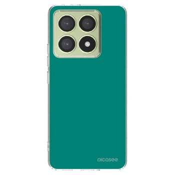 Picasee silikonska prozirna maskica za Xiaomi 14T - Emerald Mist