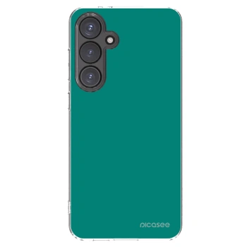 Picasee silikonska prozirna maskica za Samsung Galaxy S24 FE S721B - Emerald Mist