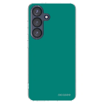 Picasee silikonska prozirna maskica za Samsung Galaxy S25 5G - Emerald Mist