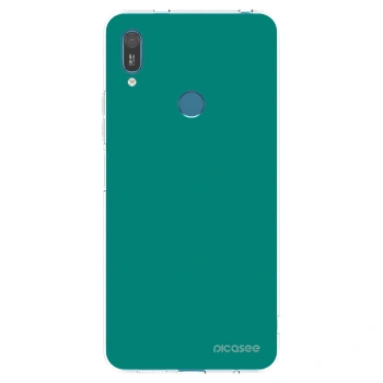 Picasee silikonska prozirna maskica za Huawei Y7 2019 - Emerald Mist