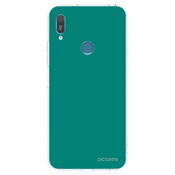 Picasee silikonska prozirna maskica za Huawei Y6 2019 - Emerald Mist