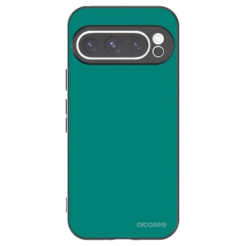 Picasee crna silikonska maskica za Google Pixel 9 Pro XL - Emerald Mist
