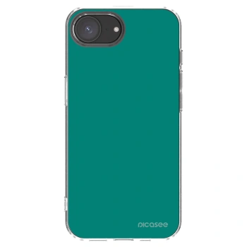 Picasee silikonska prozirna maskica za Apple iPhone 17e - Emerald Mist