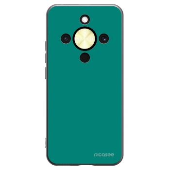 Picasee crna silikonska maskica za Honor Magic8 Lite 5G - Emerald Mist