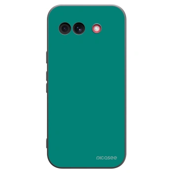 Picasee crna silikonska maskica za Google Pixel 10a - Emerald Mist