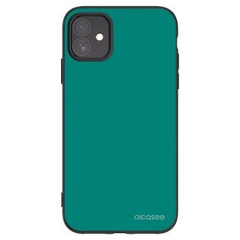 Picasee crna silikonska maskica za Apple iPhone 11 - Emerald Mist