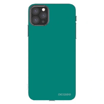 Picasee silikonska prozirna maskica za Apple iPhone 11 Pro Max - Emerald Mist