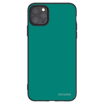 Picasee crna silikonska maskica za Apple iPhone 11 Pro Max - Emerald Mist