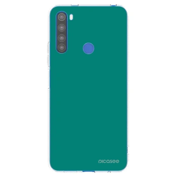 Picasee silikonska prozirna maskica za Xiaomi Redmi Note 8T - Emerald Mist