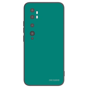 Picasee crna silikonska maskica za Xiaomi Mi Note 10 (Pro) - Emerald Mist