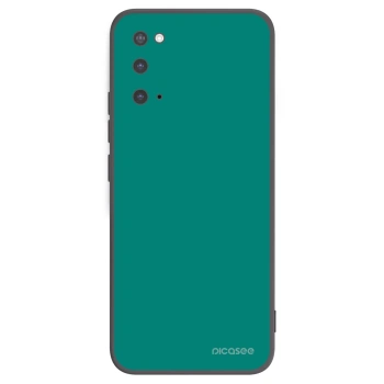 Picasee crna silikonska maskica za Samsung Galaxy S20 G980F - Emerald Mist