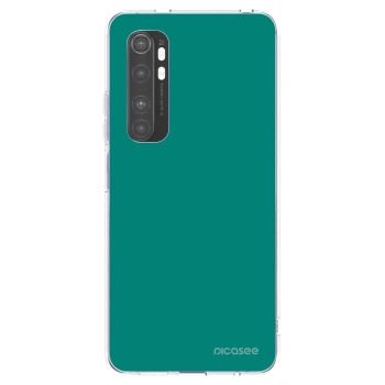 Picasee silikonska prozirna maskica za Xiaomi Mi Note 10 Lite - Emerald Mist