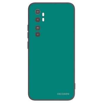 Picasee crna silikonska maskica za Xiaomi Mi Note 10 Lite - Emerald Mist