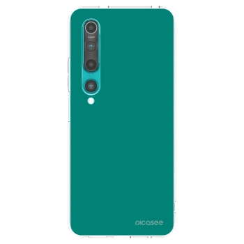 Picasee silikonska prozirna maskica za Xiaomi Mi 10 - Emerald Mist