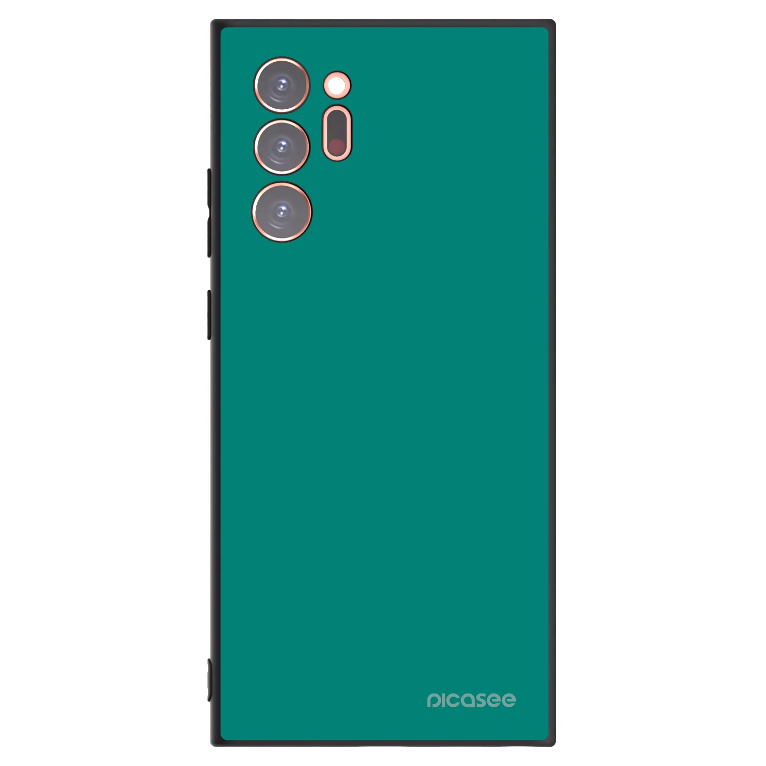 Picasee crna silikonska maskica za Samsung Galaxy Note 20 Ultra - Emerald Mist