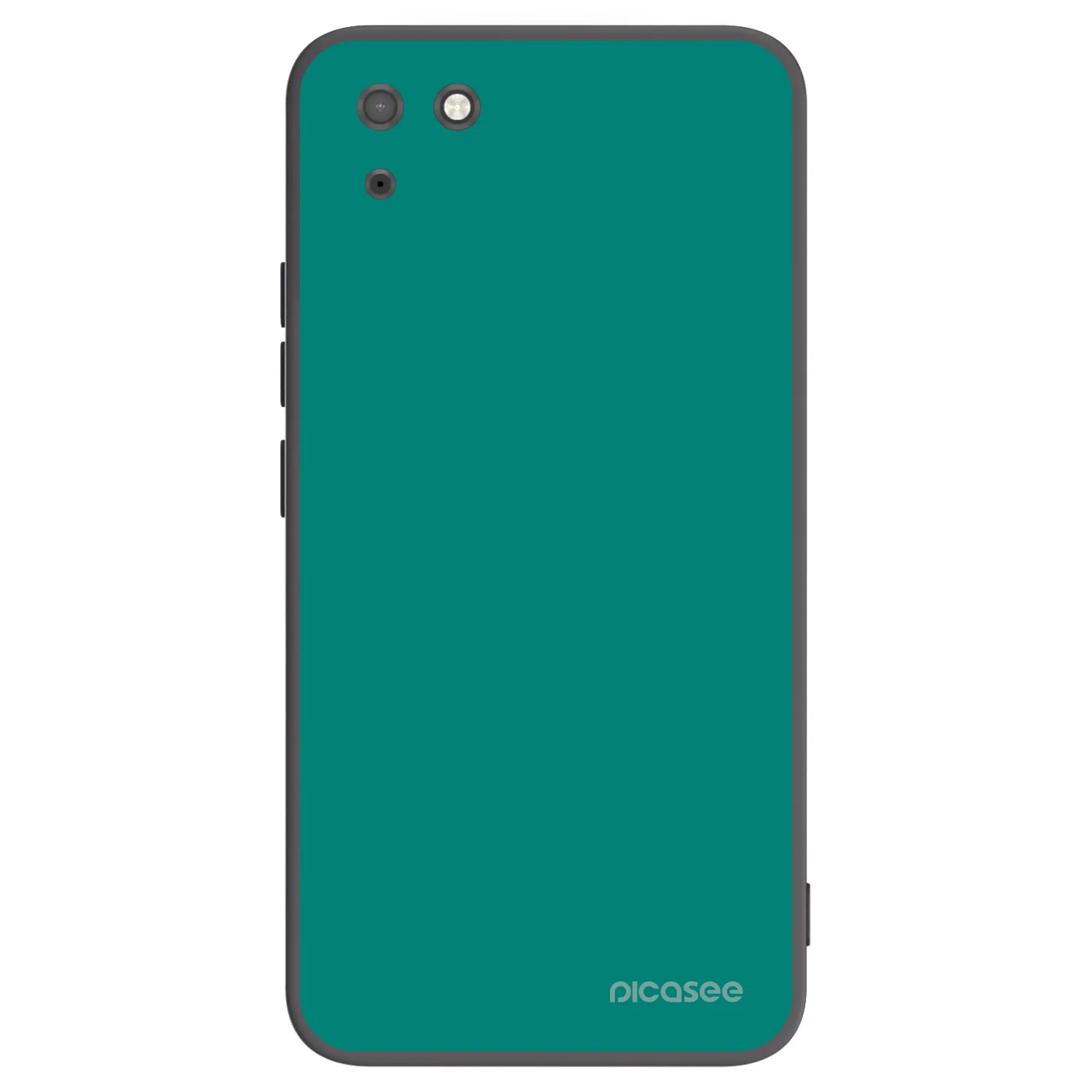 Picasee crna silikonska maskica za Huawei Y5P - Emerald Mist