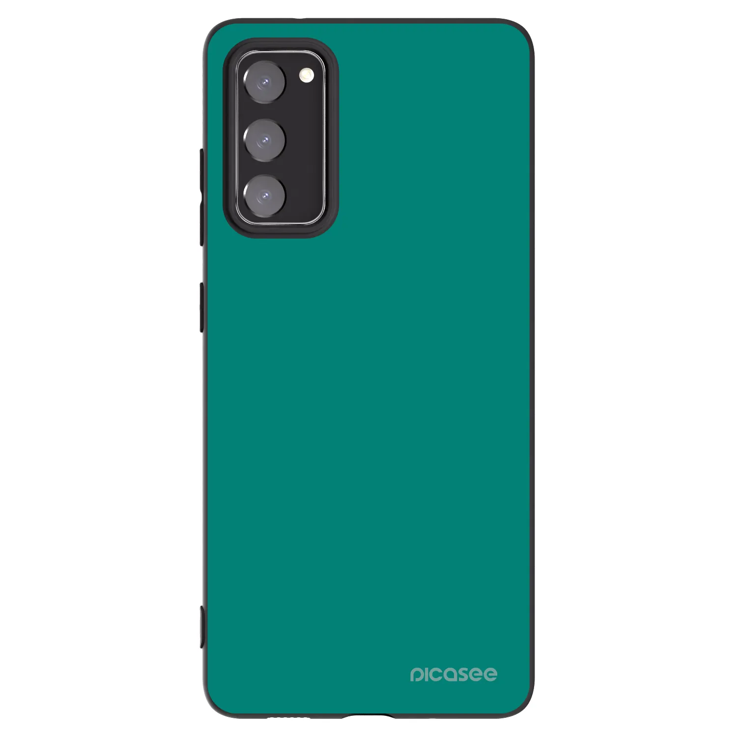 Picasee crna silikonska maskica za Samsung Galaxy S20 FE - Emerald Mist
