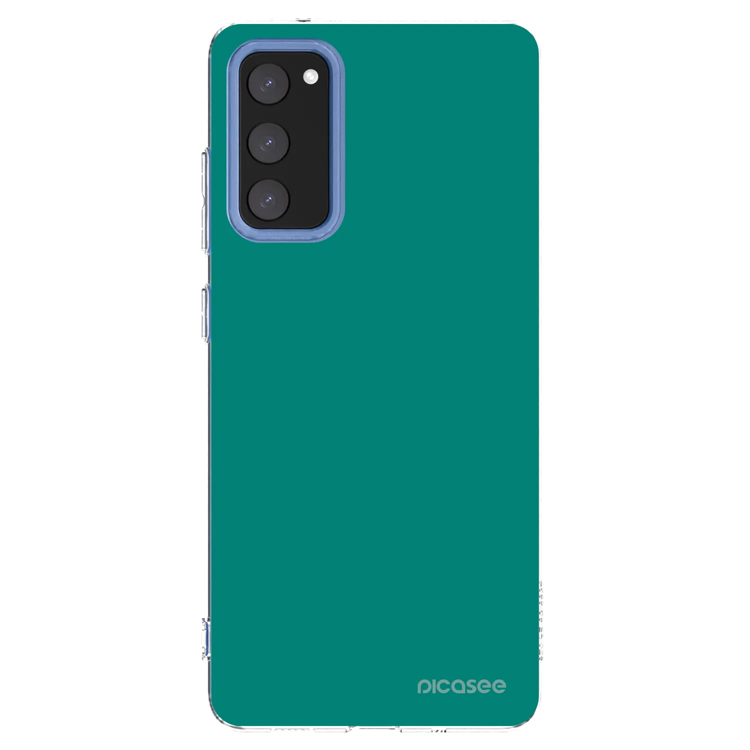 Picasee silikonska prozirna maskica za Samsung Galaxy S20 FE - Emerald Mist