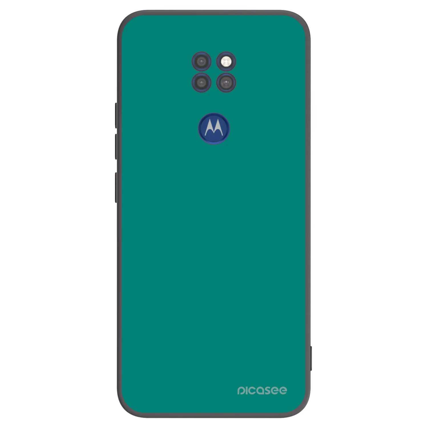 Picasee crna silikonska maskica za Motorola Moto G9 Play - Emerald Mist