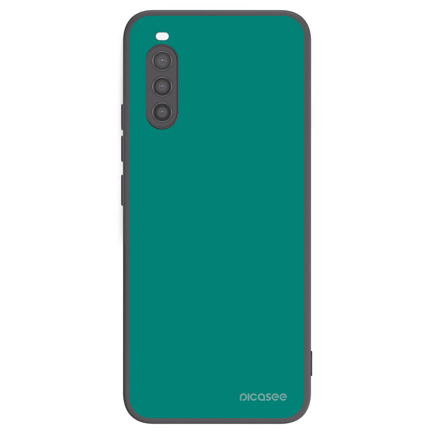 Picasee crna silikonska maskica za Sony Xperia 10 II - Emerald Mist