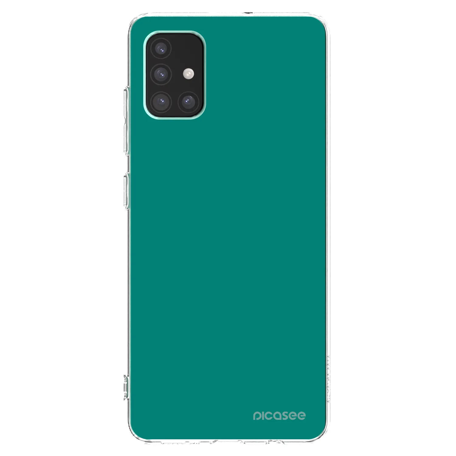 Picasee silikonska prozirna maskica za Samsung Galaxy M51 M515F - Emerald Mist