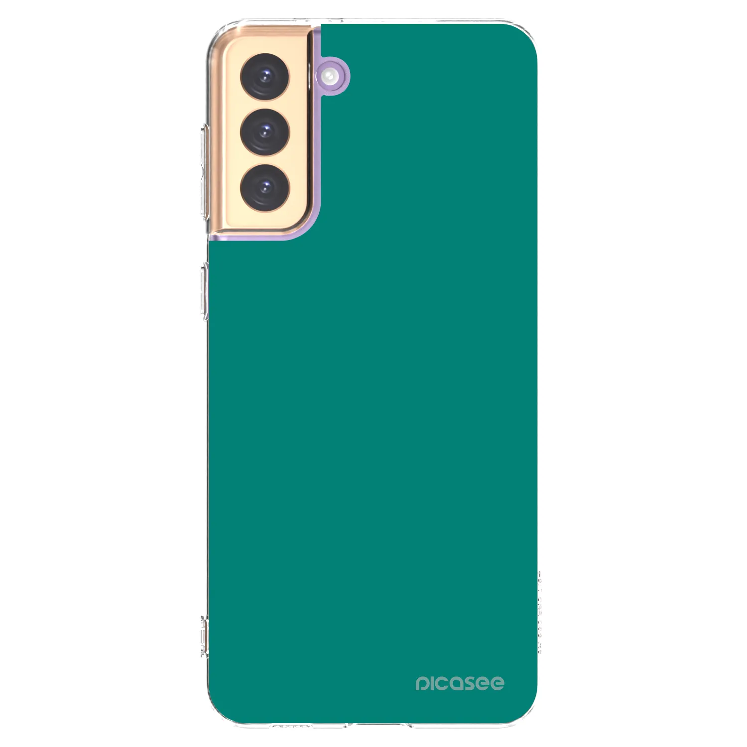 Picasee silikonska prozirna maskica za Samsung Galaxy S21+ 5G G996F - Emerald Mist
