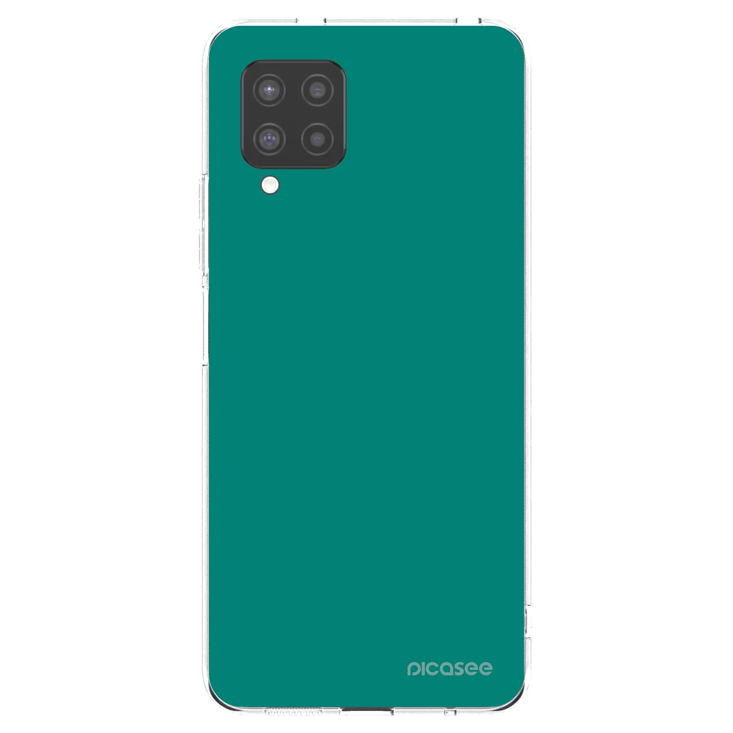 Picasee silikonska prozirna maskica za Samsung Galaxy A42 A426B - Emerald Mist