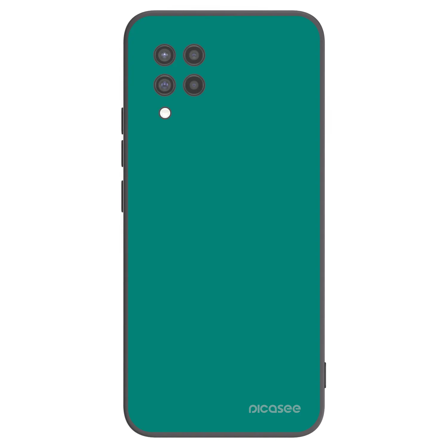 Picasee crna silikonska maskica za Samsung Galaxy A42 A426B - Emerald Mist