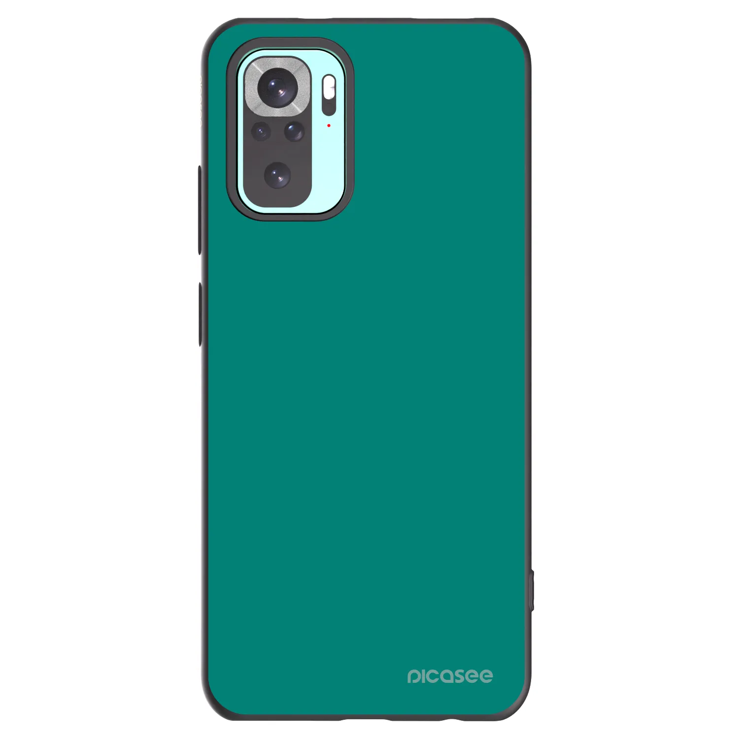 Picasee crna silikonska maskica za Xiaomi Redmi Note 10 Pro - Emerald Mist