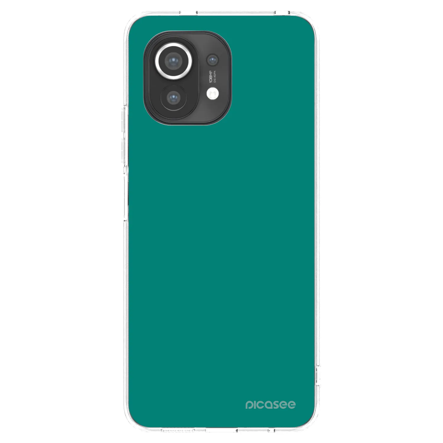 Picasee silikonska prozirna maskica za Xiaomi Mi 11 - Emerald Mist