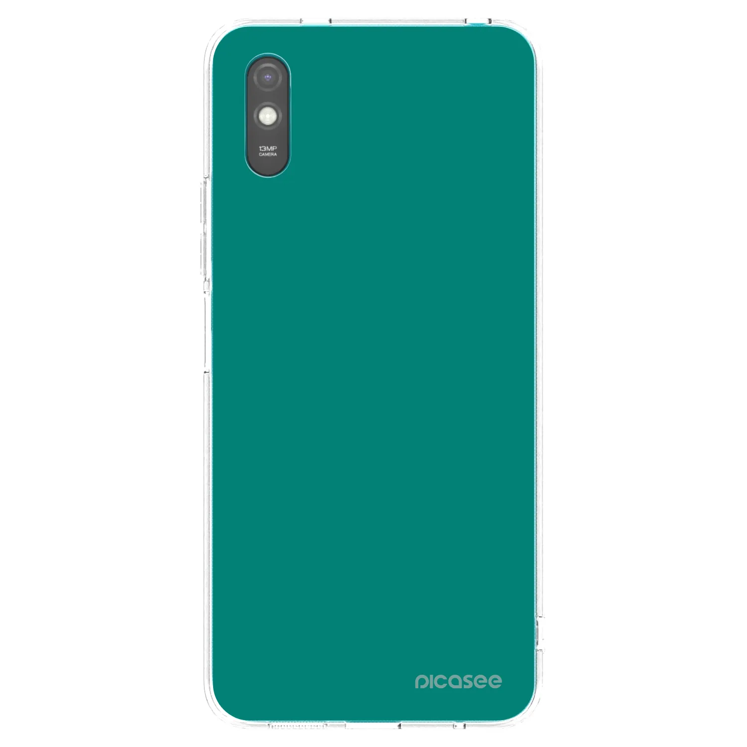 Picasee silikonska prozirna maskica za Xiaomi Redmi 9AT - Emerald Mist