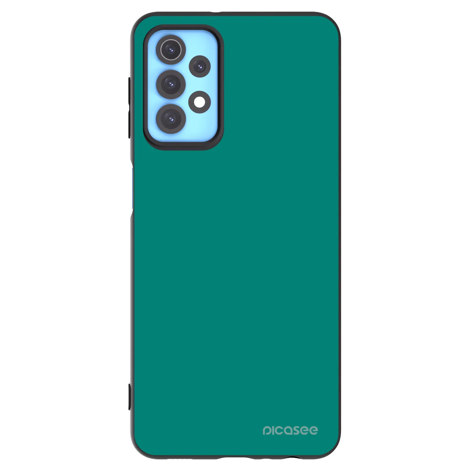 Picasee crna silikonska maskica za Samsung Galaxy A32 4G SM-A325F - Emerald Mist