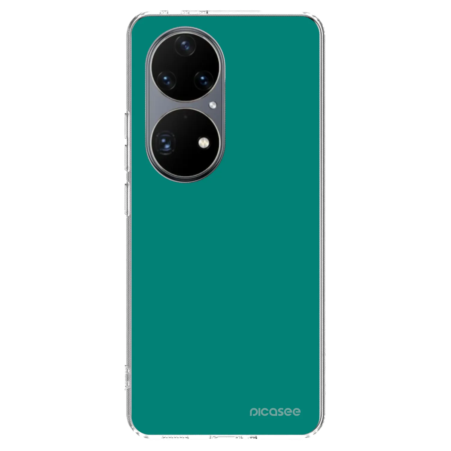 Picasee silikonska prozirna maskica za Huawei P50 - Emerald Mist