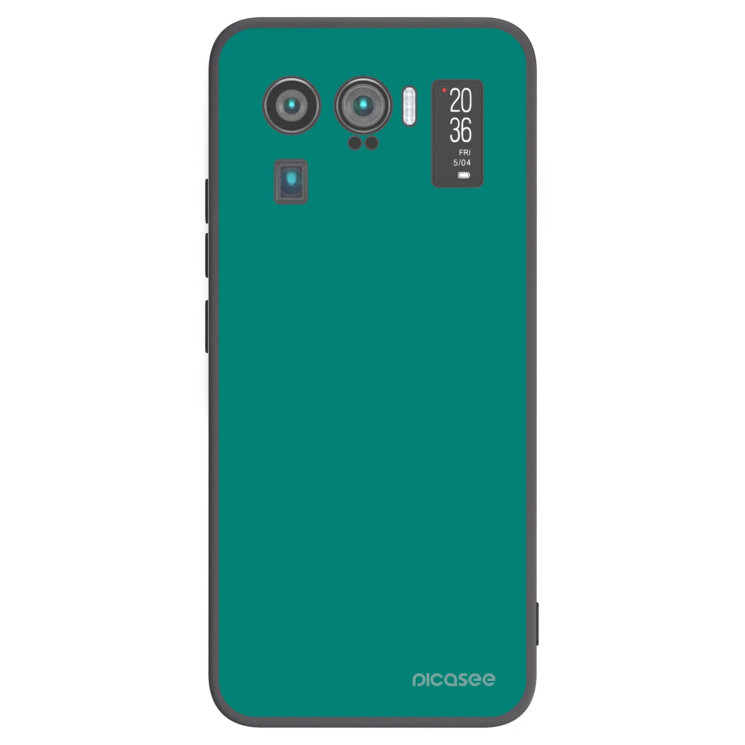 Picasee crna silikonska maskica za Xiaomi Mi 11 Ultra - Emerald Mist