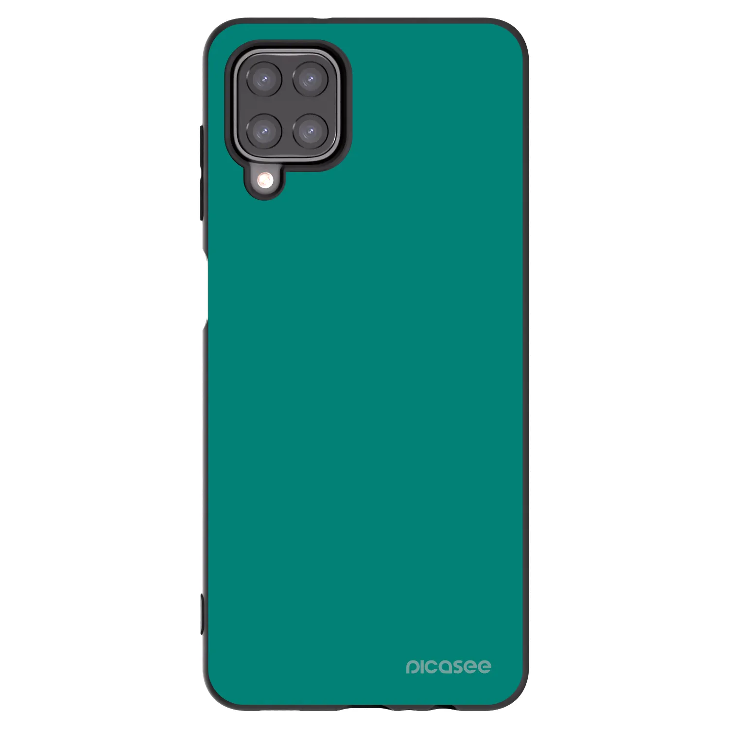 Picasee crna silikonska maskica za Samsung Galaxy M12 M127F - Emerald Mist