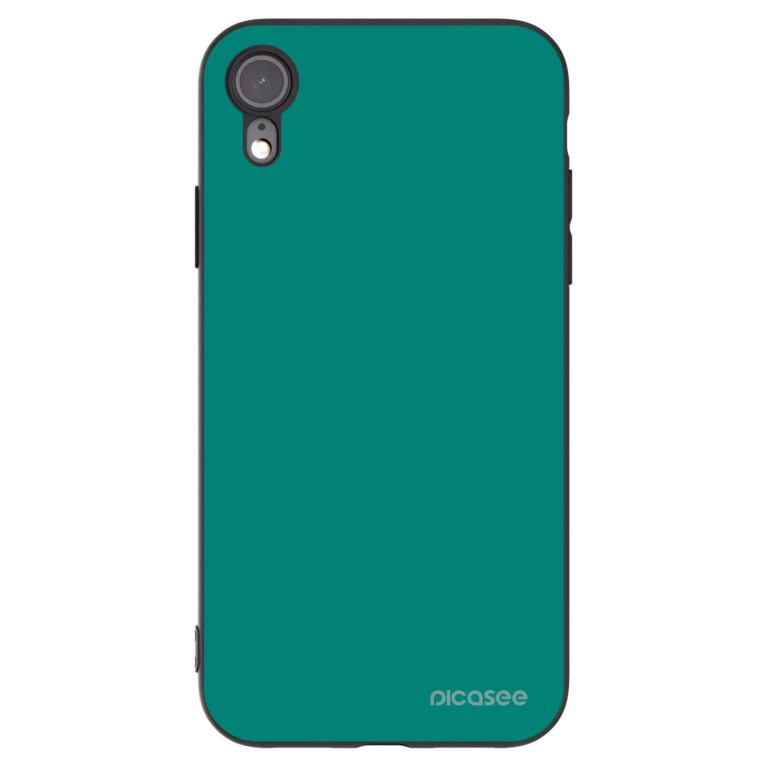 Picasee crna silikonska maskica za Apple iPhone 6 Plus/6S Plus - Emerald Mist