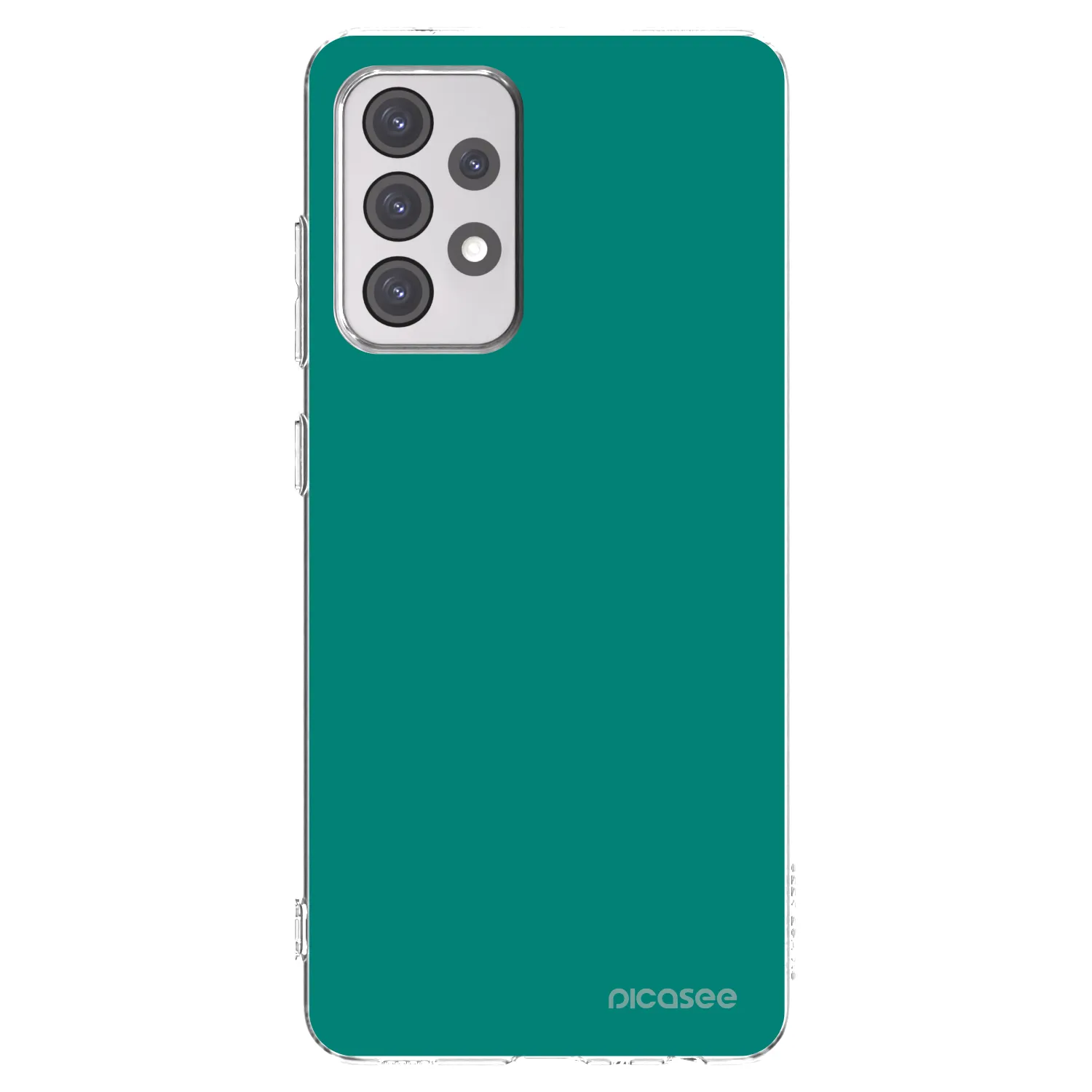 Picasee silikonska prozirna maskica za Samsung Galaxy A52s 5G A528B - Emerald Mist