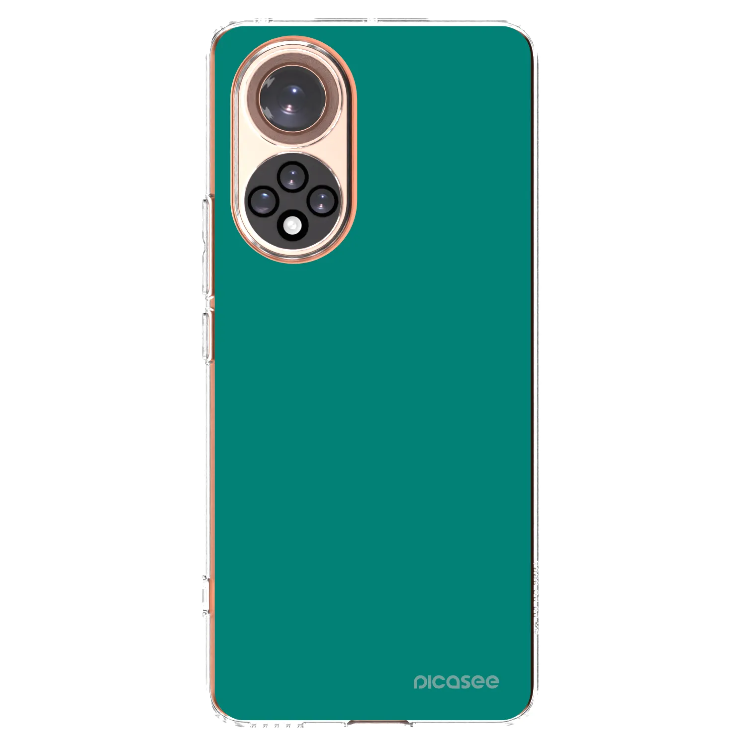 Picasee silikonska prozirna maskica za Honor 50 5G - Emerald Mist